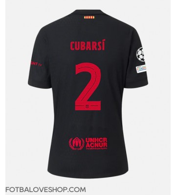 Barcelona Pau Cubarsi #2 Venkovní Dres 2024-25 Krátký Rukáv